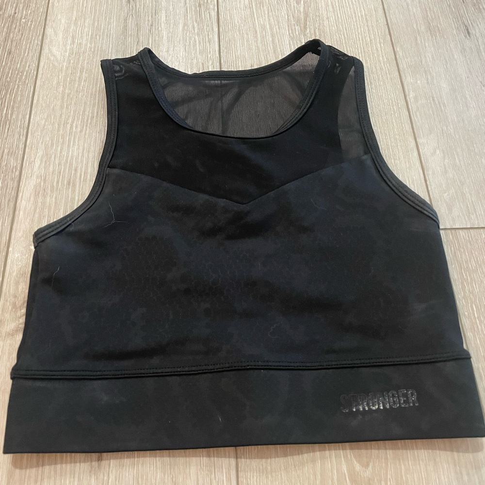 STRONGER Shiny Snake sports bra